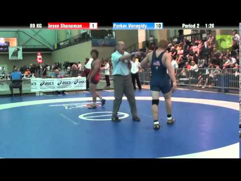 80 KG Jesse Shanaman vs  Parker Vonegidy