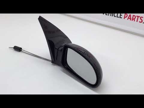 Fits Ford Focus 1998-2004 Door Wing Mirror Manual Black Driver Side  video