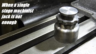 Üben meiner LH-Gewinde – ein 2-stufiger Wagenheber