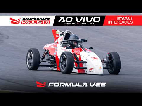 LIVE: São Paulo Formula Vee Championship 2026 - Stage 1 22/02/2026 - Race 1