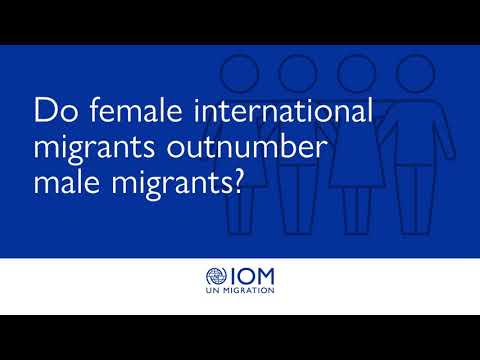 #WMR2022: International migrants by sex | International Organization for Migration