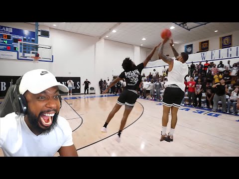 The MOST WILD & EPIC 2v2 Basketball Game EVER… Kam & Daedae vs Lamar & Moon REACTION!