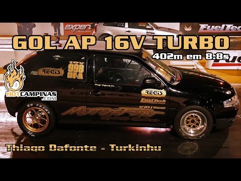 GOL AP 16V TURBO Acelera de 0 a 270km/h em 8.8s