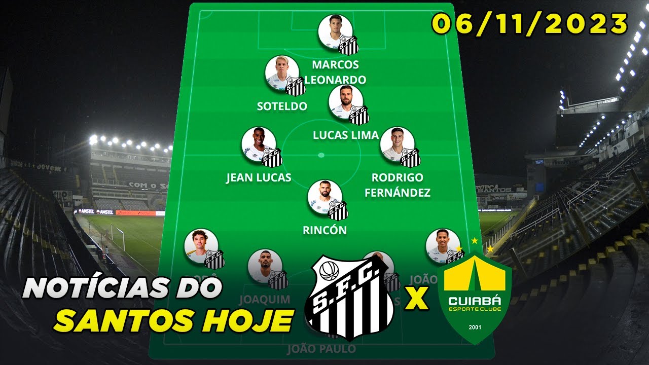 Santos vs Cuiabá highlights