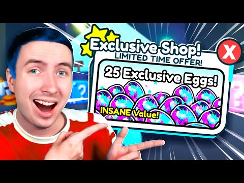 Køber *25 Exclusive Neon Twilight Eggs* i  Pet Simulator X! | Dansk Roblox med @TortenSkjold​