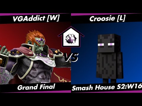 Smash House S2:W16 GF - VGAddict [W] (Ganon) vs. Croosie [L] (Enderman)
