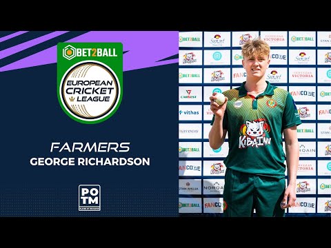 POTM: G.Richardson - FAR vs GEK | Highlights | Bet2Ball European Cricket League Day 3, Group E|ECL22