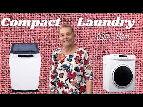Compact Laundry with Pam- Magic Chef 3 cf Washer, 3.5 cf Dryer, Apartment Friendly!