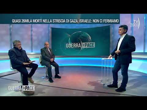 Guerra e Pace (TV2000) 24 gennaio 2024 - Missione navale nel Mar Rosso e guerra Israele-Palestina