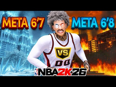 NBA 2K26 6’8 META Build vs 6’7 Build