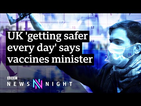 冠狀病毒。英格蘭第三次封鎖的出路--BBC新聞之夜。 (Coronavirus: The route out of England’s third lockdown - BBC Newsnight)