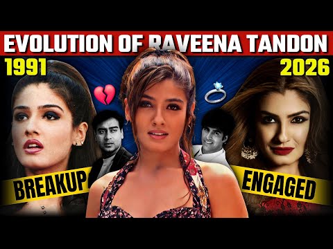 Evolution of Raveena Tandon (1991-2025) • From "Model" to "KGF 3" | Rewind Stars
