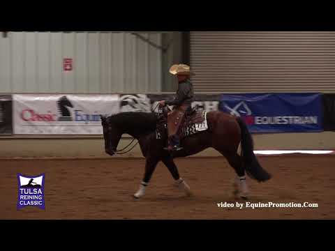 Playgun Chic Olena ridden by Colt Mitchell  - 2018 Tulsa Reining Classic (Short Stirrup, Show 2)