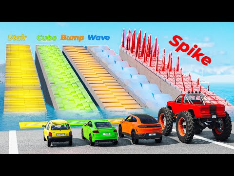 Which Obstacle Ramp Gives the Best Jump? - Beamng drive