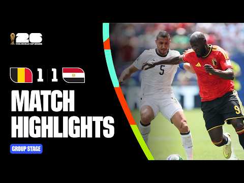 Belgium 1-1 Egypt