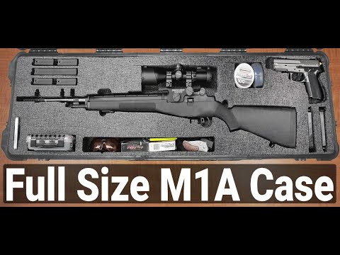 Case Club Waterproof Springfield M1A Rifle Case with Silica Gel ...