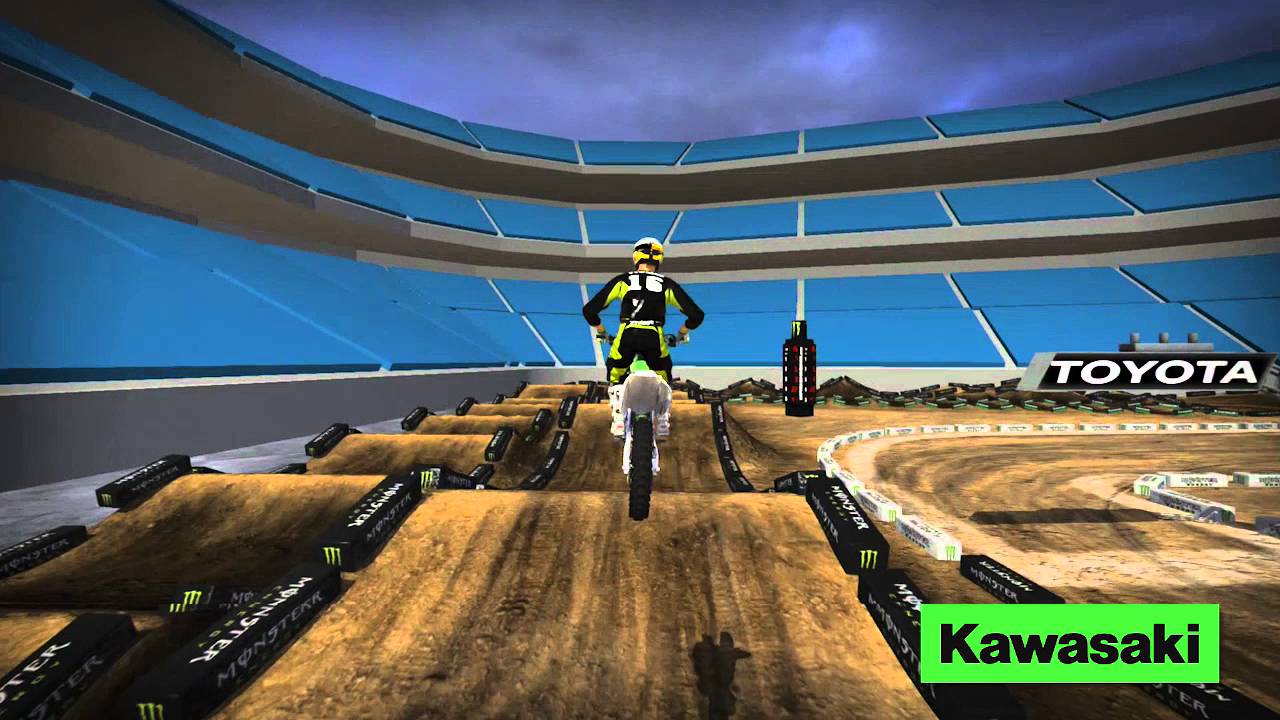 Kawasaki Animated Track Map for Round Two in San Diego