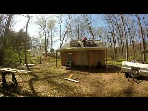 building a garden shed in 3 minutes