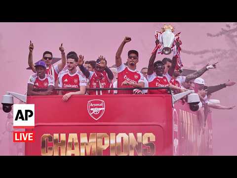 LIVE: Arsenal trophy parade 2026 in London