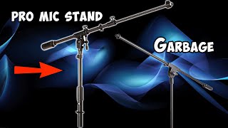Video thumbnail for Tama Iron Works Studio Boom Mic Stand Review | Pro vs Budget Crap by Tom Wade