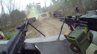 DesertFox Airsoft: Tim vs Bob 4.5 Airsoft Game Play (Polarstar RPK with Drum Magazine)