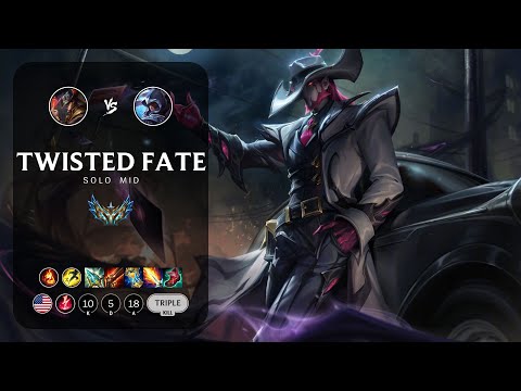 Twisted Fate Mid vs Talon - NA Challenger Patch 13.1