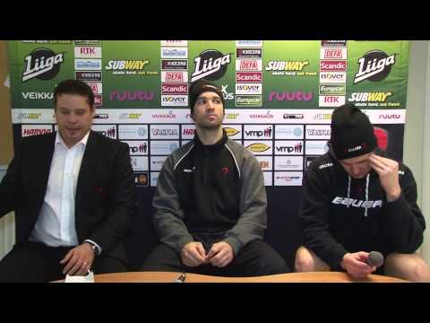 26.10.2013 Lehdistötilaisuus JYP - SaiPa