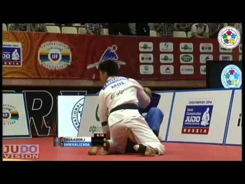 Judo Grand Slam Baku 2013: Tumurkhuleg DAVAADORJ (MGL) - Nijat SHIKHALIZADA (AZE) Final [-66kg]