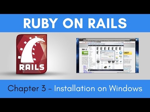 How to install Rails on Windows? | Ruby on Rails | Chapter 3 | Eduonix