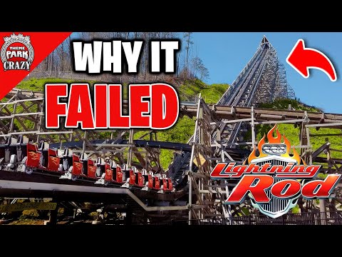 FAILED Roller Coasters: Lightning Rod at Dollywood