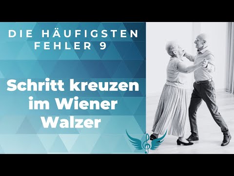Schritt kreuzen in der Linksdrehung Wiener Walzer für Herr & Dame gezeigt! Häufige Fehler 9  HD