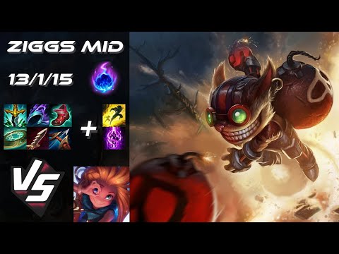 MID Ziggs vs Zoe - EU Challenger Patch 14.22