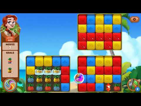 Lost Island Blast Adventure Level 409 NO BOOSTERS  A S GAMING