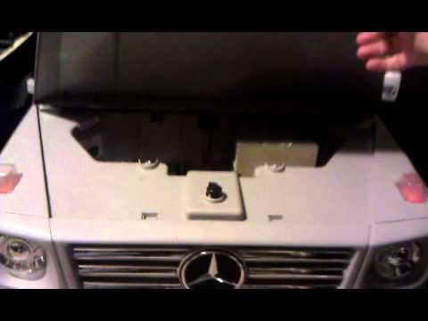 mercedes g55 cool hood release Power Wheels