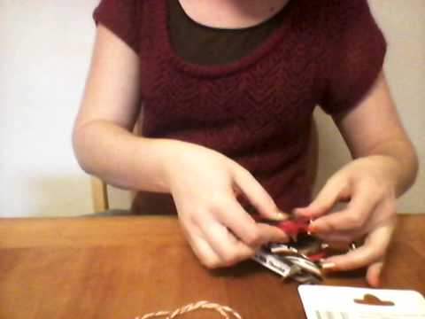How to make candy cane gift sleighs