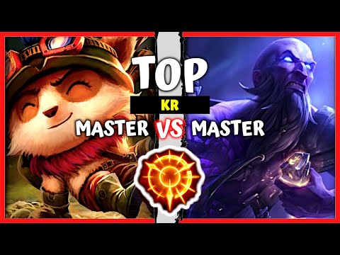 Master Teemo Top vs Master Ryze - KR Rank S11