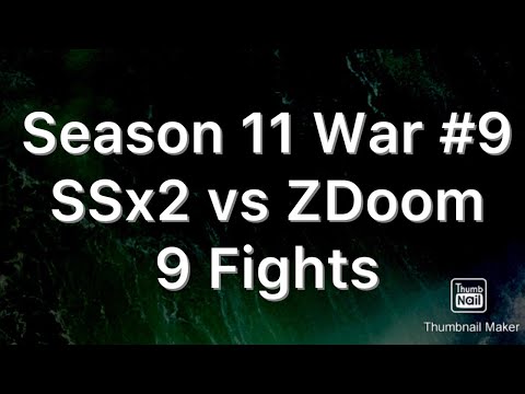 SSx2 vs Zdoom Alliance war season 11 war #9 Marvel Contest of Champions MCOC