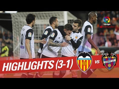 Resumen de Valencia CF vs Levante UD (3-1)
