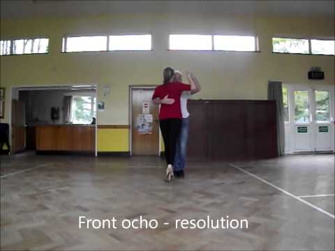 Argentine Tango Lesson 27B - Back Ocho + Parada + Barrida + Bicyletta + Sandwich + Passada