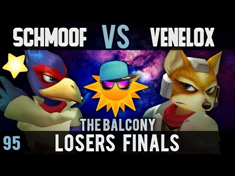 Melee @ the Balcony 95 - Losers Finals ft. Venelox (Fox, Falco) VS BCB|Schmoofy (Falco)