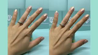 0.2 carat Moissanite Halo Ring Review by shopmoissanite.co.uk