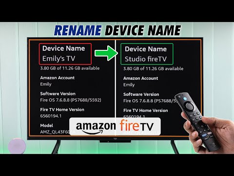 How to Change Device Name on Amazon FIRE TV! [Rename]