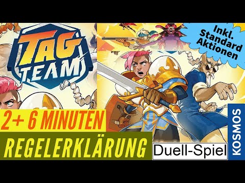 TAG TEAM Anleitung Regeln Erklärung Kartenspiel Regelvideo Duell Spiel