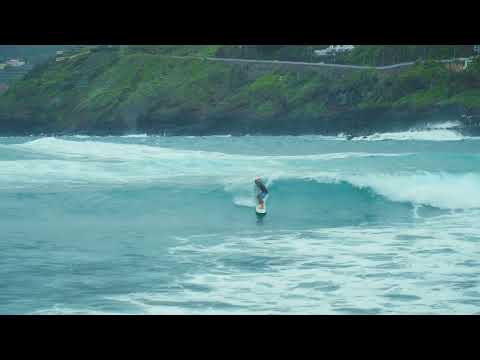 🏄‍♂️ Surfing Puerto de la Cruz | Tenerife’s Atlantic Waves in 4K