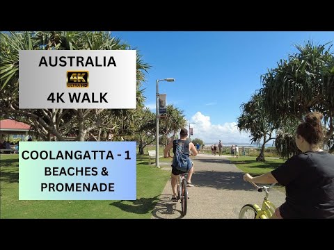 Coolangatta - Part 1 - Beaches & Promenade - Australia - 4K Walk