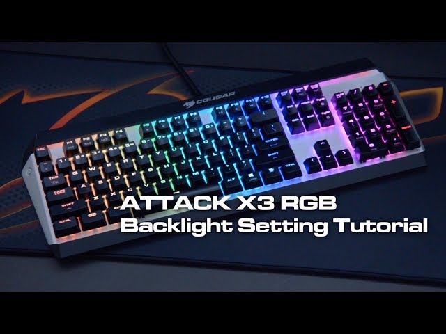 كيبورد Cougar Attack X3 RGB
