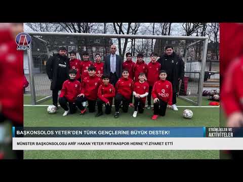 MÜNSTER BAŞKONSOLOSU ARİF HAKAN YETER FIRTINASPOR HERNE’Yİ ZİYARET ETTİ