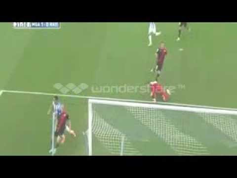 Malaga vs Rayo Vallecano 1-0 Goal Mounir El Hamdaoui