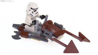 🔄 LEGO Star Wars Imperial Speeder Bike from 2009 review! polybag 30005 re upload 20170511