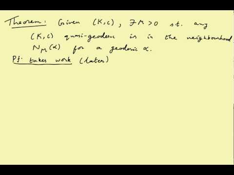 Geometric Group theory 4 : Quasi-geodesics and Word hyperbolicity